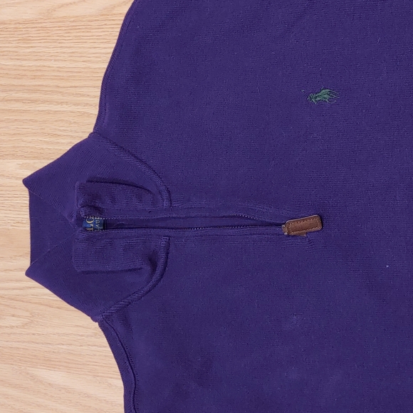 Polo Ralph Lauren Men's 1/4 Zip Sweater - Picture 4 of 8